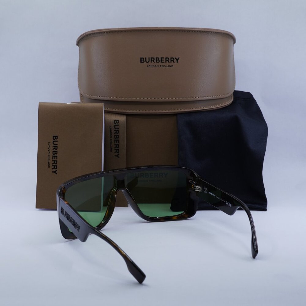 Burberry BE4401U 3002/2 Shield Sunglasses - Havana/Green - Picture 10 of 10